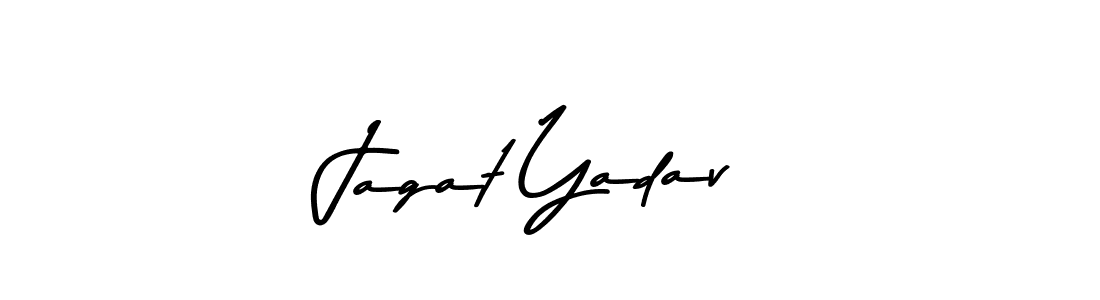 Make a beautiful signature design for name Jagat Yadav. With this signature (Asem Kandis PERSONAL USE) style, you can create a handwritten signature for free. Jagat Yadav signature style 9 images and pictures png