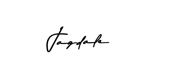 Use a signature maker to create a handwritten signature online. With this signature software, you can design (Asem Kandis PERSONAL USE) your own signature for name Jagdale. Jagdale signature style 9 images and pictures png