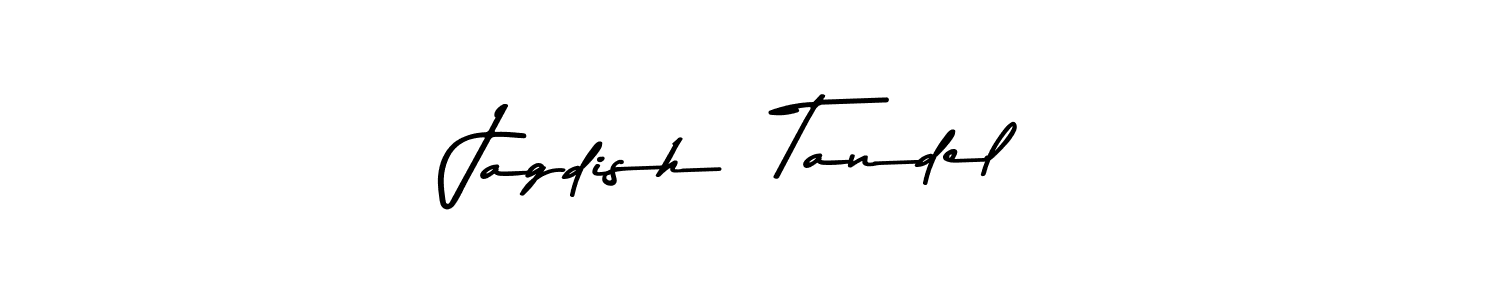 Create a beautiful signature design for name Jagdish  Tandel. With this signature (Asem Kandis PERSONAL USE) fonts, you can make a handwritten signature for free. Jagdish  Tandel signature style 9 images and pictures png