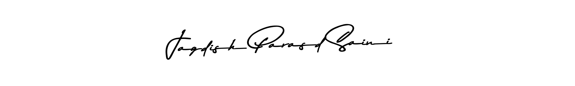 Create a beautiful signature design for name Jagdish Parasd Saini. With this signature (Asem Kandis PERSONAL USE) fonts, you can make a handwritten signature for free. Jagdish Parasd Saini signature style 9 images and pictures png