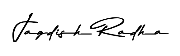 The Asem Kandis PERSONAL USE signature style provides a bold statement for name Jagdish Radha. Designed for business owners, executives, and leaders. Jagdish Radha signature style 9 images and pictures png