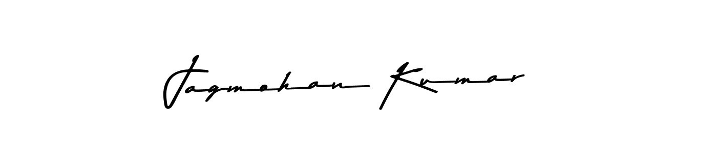 How to make Jagmohan Kumar name signature. Use Asem Kandis PERSONAL USE style for creating short signs online. This is the latest handwritten sign. Jagmohan Kumar signature style 9 images and pictures png