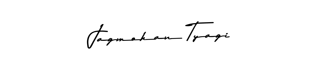 Make a beautiful signature design for name Jagmohan Tyagi. With this signature (Asem Kandis PERSONAL USE) style, you can create a handwritten signature for free. Jagmohan Tyagi signature style 9 images and pictures png