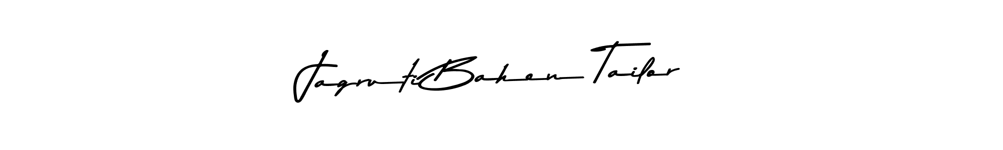 Also You can easily find your signature by using the search form. We will create Jagruti Bahen Tailor name handwritten signature images for you free of cost using Asem Kandis PERSONAL USE sign style. Jagruti Bahen Tailor signature style 9 images and pictures png