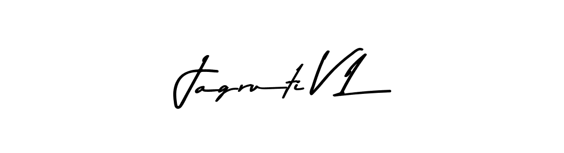 Asem Kandis PERSONAL USE is a professional signature style that is perfect for those who want to add a touch of class to their signature. It is also a great choice for those who want to make their signature more unique. Get Jagruti V L name to fancy signature for free. Jagruti V L signature style 9 images and pictures png