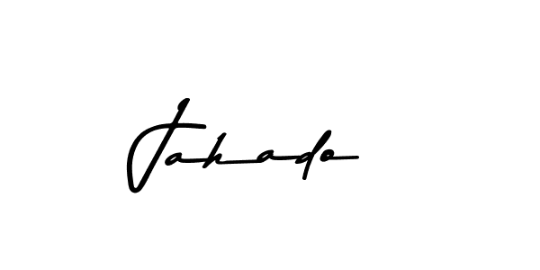 How to make Jahado name signature. Use Asem Kandis PERSONAL USE style for creating short signs online. This is the latest handwritten sign. Jahado signature style 9 images and pictures png