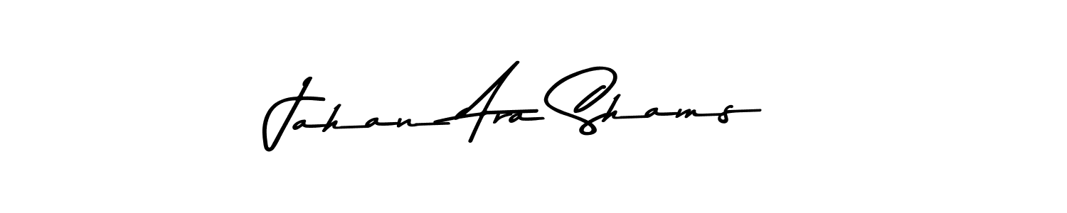 Also You can easily find your signature by using the search form. We will create Jahan Ara Shams name handwritten signature images for you free of cost using Asem Kandis PERSONAL USE sign style. Jahan Ara Shams signature style 9 images and pictures png