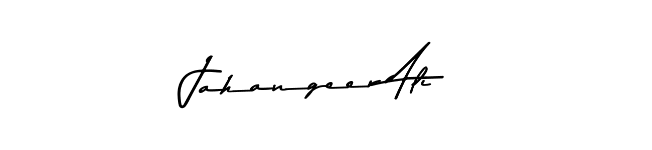 Create a beautiful signature design for name Jahangeer Ali. With this signature (Asem Kandis PERSONAL USE) fonts, you can make a handwritten signature for free. Jahangeer Ali signature style 9 images and pictures png