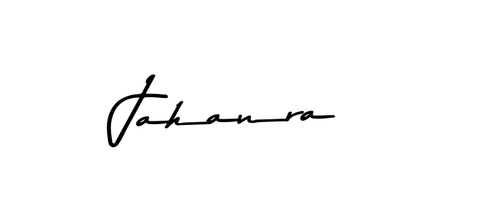 How to make Jahanra name signature. Use Asem Kandis PERSONAL USE style for creating short signs online. This is the latest handwritten sign. Jahanra signature style 9 images and pictures png