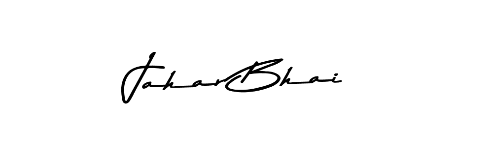 Create a beautiful signature design for name Jahar Bhai. With this signature (Asem Kandis PERSONAL USE) fonts, you can make a handwritten signature for free. Jahar Bhai signature style 9 images and pictures png