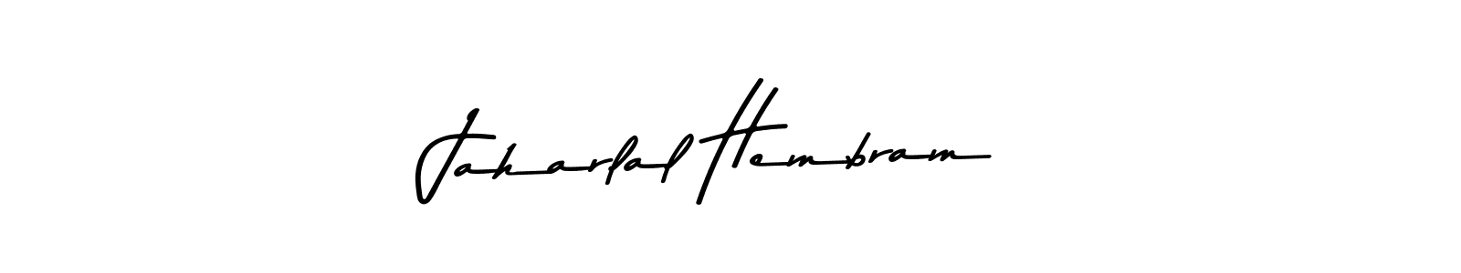 Use a signature maker to create a handwritten signature online. With this signature software, you can design (Asem Kandis PERSONAL USE) your own signature for name Jaharlal Hembram. Jaharlal Hembram signature style 9 images and pictures png