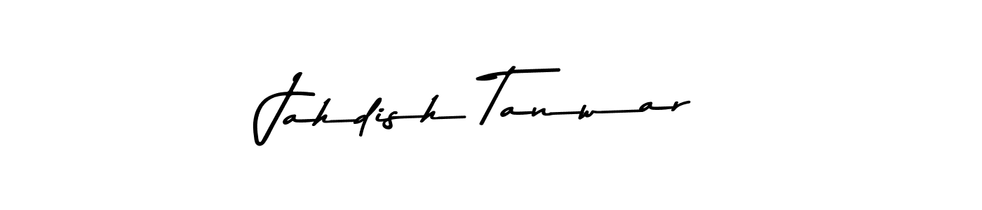 Create a beautiful signature design for name Jahdish Tanwar. With this signature (Asem Kandis PERSONAL USE) fonts, you can make a handwritten signature for free. Jahdish Tanwar signature style 9 images and pictures png