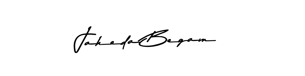 Create a beautiful signature design for name Jaheda Begam. With this signature (Asem Kandis PERSONAL USE) fonts, you can make a handwritten signature for free. Jaheda Begam signature style 9 images and pictures png