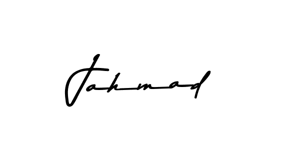 How to make Jahmad name signature. Use Asem Kandis PERSONAL USE style for creating short signs online. This is the latest handwritten sign. Jahmad signature style 9 images and pictures png