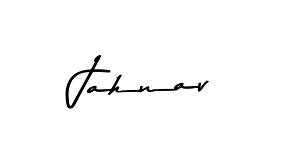 How to make Jahnav name signature. Use Asem Kandis PERSONAL USE style for creating short signs online. This is the latest handwritten sign. Jahnav signature style 9 images and pictures png