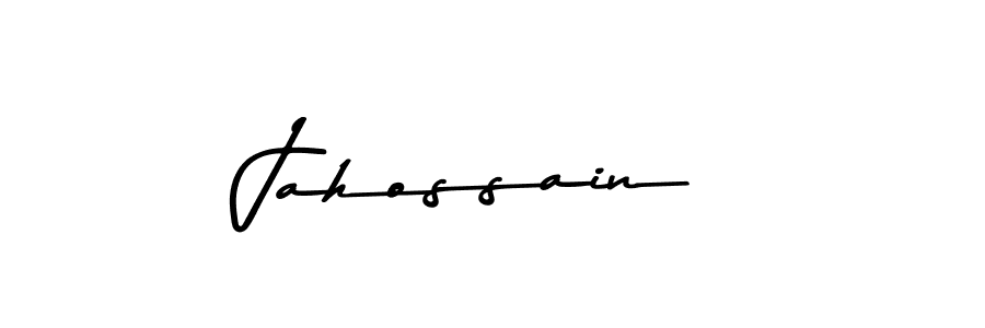 Use a signature maker to create a handwritten signature online. With this signature software, you can design (Asem Kandis PERSONAL USE) your own signature for name Jahossain. Jahossain signature style 9 images and pictures png