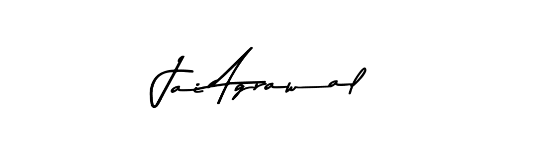 How to make Jai Agrawal name signature. Use Asem Kandis PERSONAL USE style for creating short signs online. This is the latest handwritten sign. Jai Agrawal signature style 9 images and pictures png