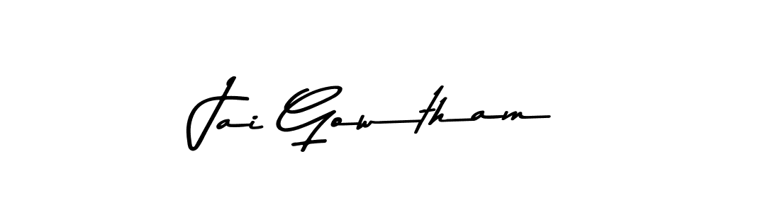 The best way (Asem Kandis PERSONAL USE) to make a short signature is to pick only two or three words in your name. The name Jai Gowtham include a total of six letters. For converting this name. Jai Gowtham signature style 9 images and pictures png