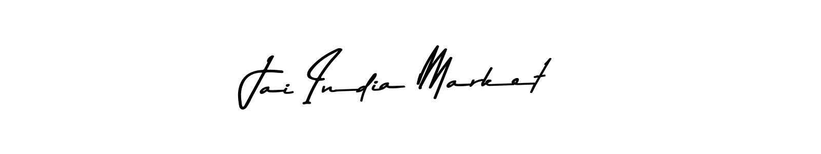 The best way (Asem Kandis PERSONAL USE) to make a short signature is to pick only two or three words in your name. The name Jai India Market include a total of six letters. For converting this name. Jai India Market signature style 9 images and pictures png
