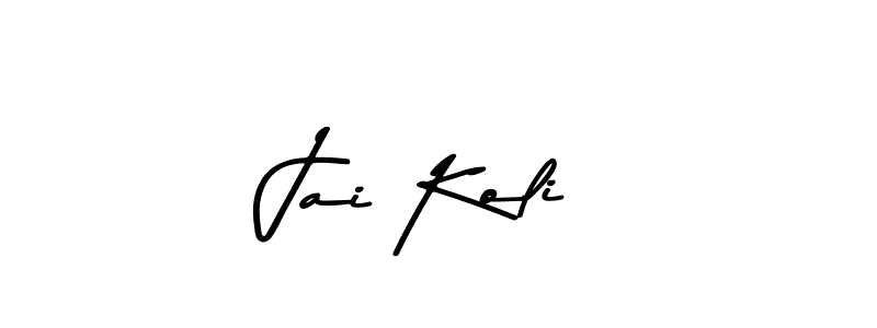if you are searching for the best signature style for your name Jai Koli. so please give up your signature search. here we have designed multiple signature styles  using Asem Kandis PERSONAL USE. Jai Koli signature style 9 images and pictures png