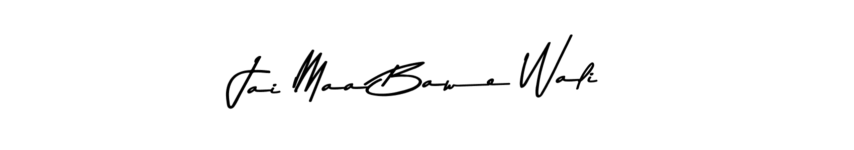 Use a signature maker to create a handwritten signature online. With this signature software, you can design (Asem Kandis PERSONAL USE) your own signature for name Jai Maa Bawe Wali. Jai Maa Bawe Wali signature style 9 images and pictures png