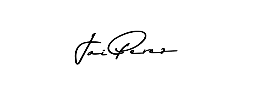 How to make Jai Perez name signature. Use Asem Kandis PERSONAL USE style for creating short signs online. This is the latest handwritten sign. Jai Perez signature style 9 images and pictures png