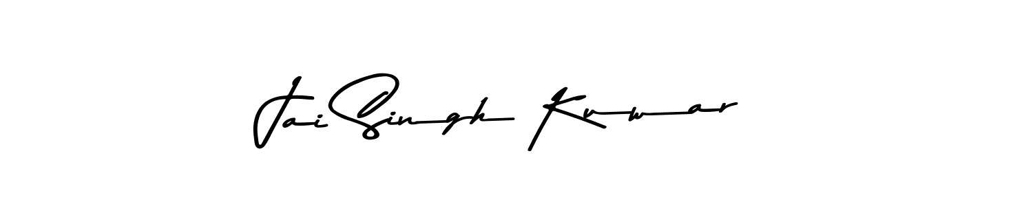 How to make Jai Singh Kuwar name signature. Use Asem Kandis PERSONAL USE style for creating short signs online. This is the latest handwritten sign. Jai Singh Kuwar signature style 9 images and pictures png