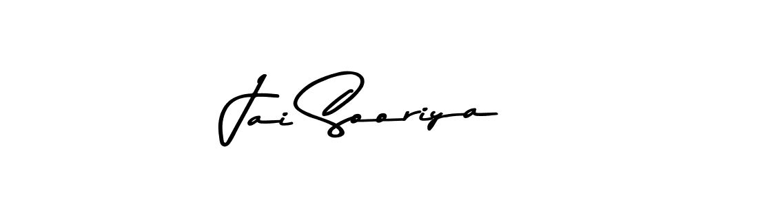 How to make Jai Sooriya name signature. Use Asem Kandis PERSONAL USE style for creating short signs online. This is the latest handwritten sign. Jai Sooriya signature style 9 images and pictures png