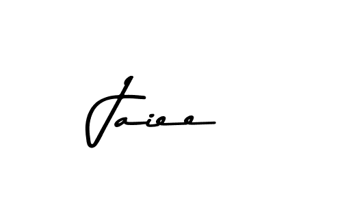 How to make Jaiee name signature. Use Asem Kandis PERSONAL USE style for creating short signs online. This is the latest handwritten sign. Jaiee signature style 9 images and pictures png