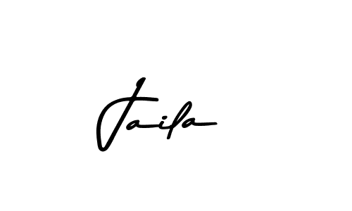 Use a signature maker to create a handwritten signature online. With this signature software, you can design (Asem Kandis PERSONAL USE) your own signature for name Jaila. Jaila signature style 9 images and pictures png