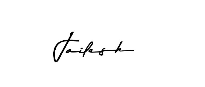 Create a beautiful signature design for name Jailesh. With this signature (Asem Kandis PERSONAL USE) fonts, you can make a handwritten signature for free. Jailesh signature style 9 images and pictures png