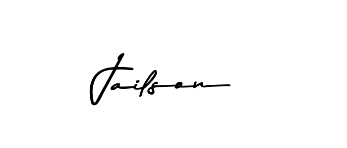 Similarly Asem Kandis PERSONAL USE is the best handwritten signature design. Signature creator online .You can use it as an online autograph creator for name Jailson. Jailson signature style 9 images and pictures png