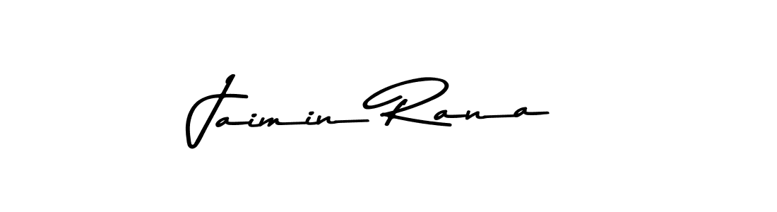 Make a beautiful signature design for name Jaimin Rana. With this signature (Asem Kandis PERSONAL USE) style, you can create a handwritten signature for free. Jaimin Rana signature style 9 images and pictures png