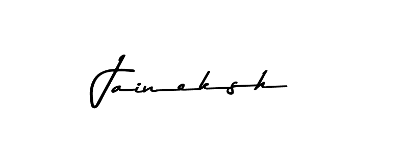 Design your own signature with our free online signature maker. With this signature software, you can create a handwritten (Asem Kandis PERSONAL USE) signature for name Jaineksh. Jaineksh signature style 9 images and pictures png