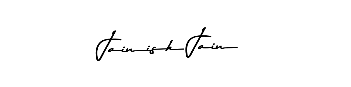 Jainish Jain stylish signature style. Best Handwritten Sign (Asem Kandis PERSONAL USE) for my name. Handwritten Signature Collection Ideas for my name Jainish Jain. Jainish Jain signature style 9 images and pictures png