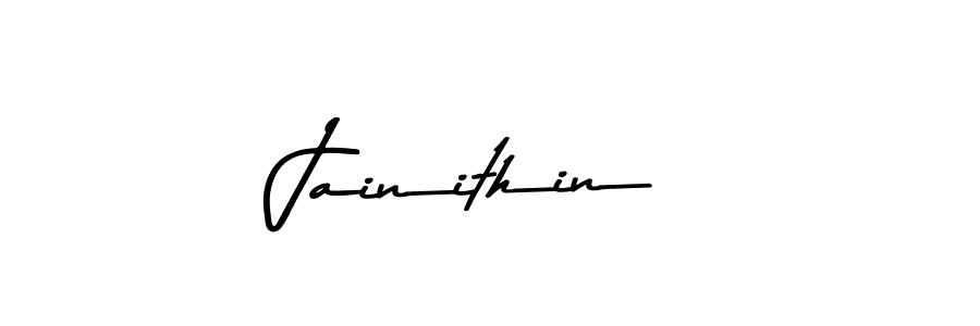 Design your own signature with our free online signature maker. With this signature software, you can create a handwritten (Asem Kandis PERSONAL USE) signature for name Jainithin. Jainithin signature style 9 images and pictures png