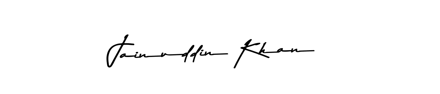 Use a signature maker to create a handwritten signature online. With this signature software, you can design (Asem Kandis PERSONAL USE) your own signature for name Jainuddin Khan. Jainuddin Khan signature style 9 images and pictures png