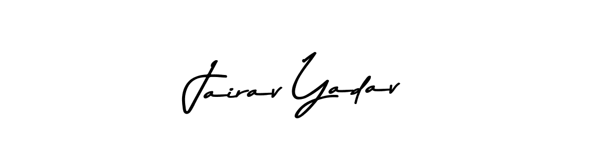 How to make Jairav Yadav signature? Asem Kandis PERSONAL USE is a professional autograph style. Create handwritten signature for Jairav Yadav name. Jairav Yadav signature style 9 images and pictures png
