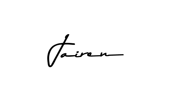Similarly Asem Kandis PERSONAL USE is the best handwritten signature design. Signature creator online .You can use it as an online autograph creator for name Jairen. Jairen signature style 9 images and pictures png