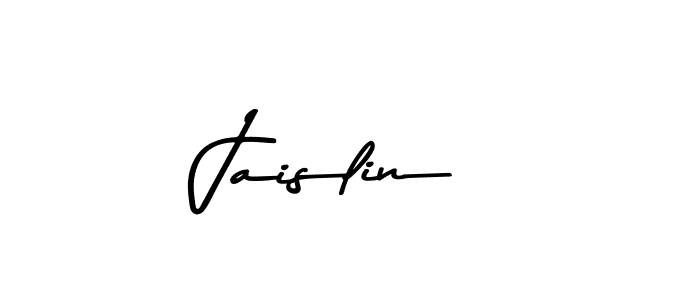 How to make Jaislin signature? Asem Kandis PERSONAL USE is a professional autograph style. Create handwritten signature for Jaislin name. Jaislin signature style 9 images and pictures png