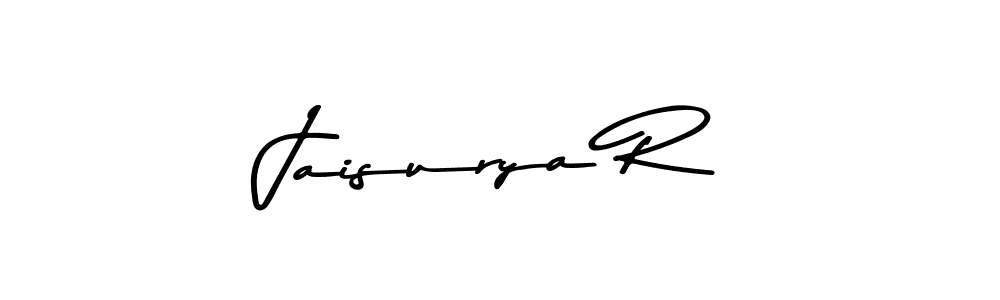 Create a beautiful signature design for name Jaisurya R. With this signature (Asem Kandis PERSONAL USE) fonts, you can make a handwritten signature for free. Jaisurya R signature style 9 images and pictures png