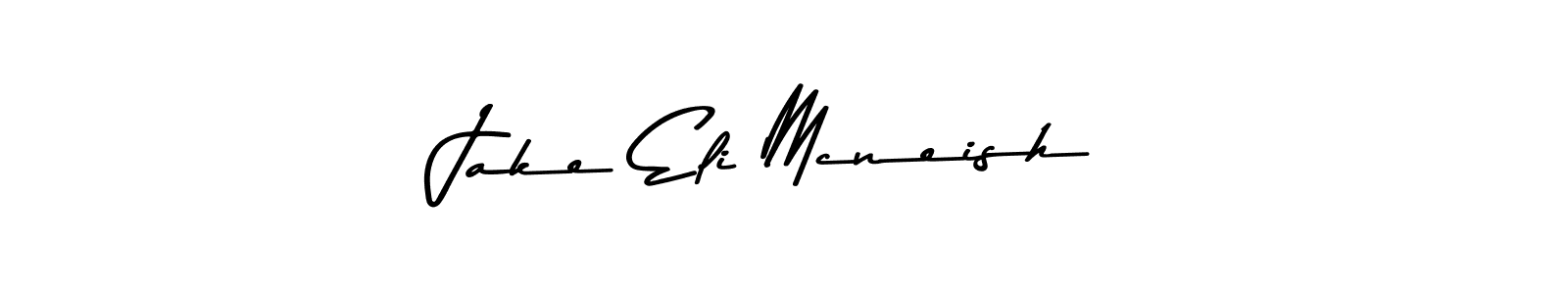Create a beautiful signature design for name Jake Eli Mcneish. With this signature (Asem Kandis PERSONAL USE) fonts, you can make a handwritten signature for free. Jake Eli Mcneish signature style 9 images and pictures png