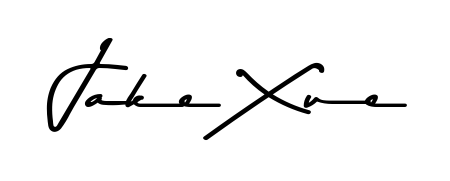Create your official email sign-off with Jake Xue name in Asem Kandis PERSONAL USE style. Crisp, clean, and perfectly legible across all screens. Jake Xue signature style 9 images and pictures png