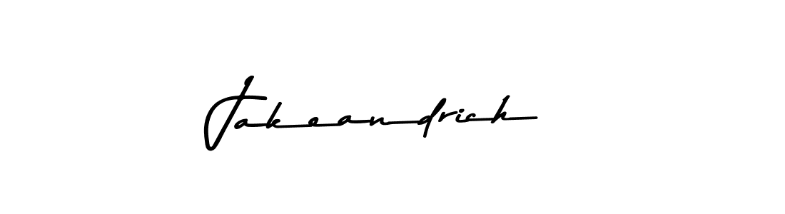 Jakeandrich stylish signature style. Best Handwritten Sign (Asem Kandis PERSONAL USE) for my name. Handwritten Signature Collection Ideas for my name Jakeandrich. Jakeandrich signature style 9 images and pictures png