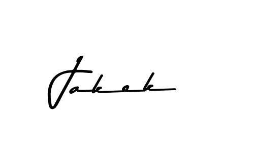 Similarly Asem Kandis PERSONAL USE is the best handwritten signature design. Signature creator online .You can use it as an online autograph creator for name Jakek. Jakek signature style 9 images and pictures png