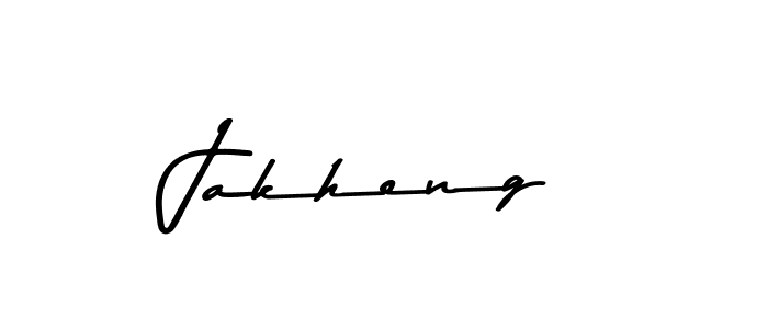 Create a beautiful signature design for name Jakheng. With this signature (Asem Kandis PERSONAL USE) fonts, you can make a handwritten signature for free. Jakheng signature style 9 images and pictures png