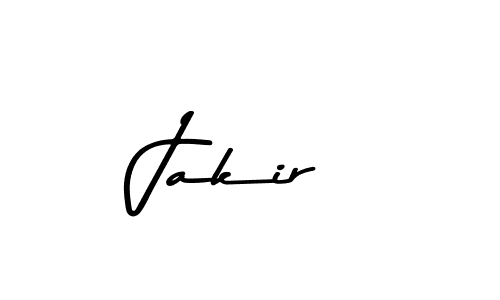 How to make Jakir name signature. Use Asem Kandis PERSONAL USE style for creating short signs online. This is the latest handwritten sign. Jakir signature style 9 images and pictures png