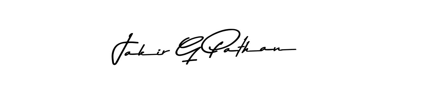 if you are searching for the best signature style for your name Jakir G Pathan. so please give up your signature search. here we have designed multiple signature styles  using Asem Kandis PERSONAL USE. Jakir G Pathan signature style 9 images and pictures png