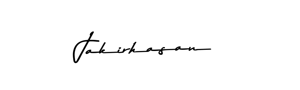 Design your own signature with our free online signature maker. With this signature software, you can create a handwritten (Asem Kandis PERSONAL USE) signature for name Jakirhasan. Jakirhasan signature style 9 images and pictures png