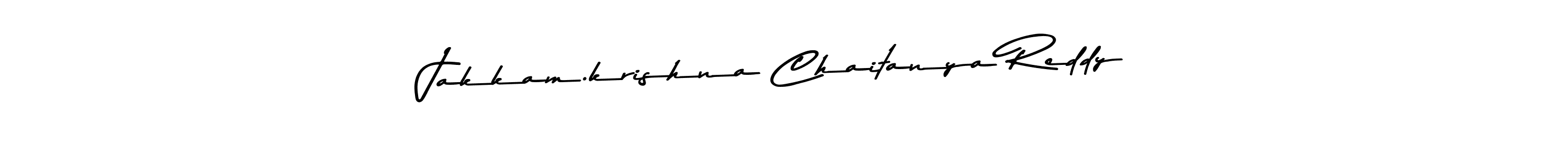 Design your own signature with our free online signature maker. With this signature software, you can create a handwritten (Asem Kandis PERSONAL USE) signature for name Jakkam.krishna Chaitanya Reddy. Jakkam.krishna Chaitanya Reddy signature style 9 images and pictures png